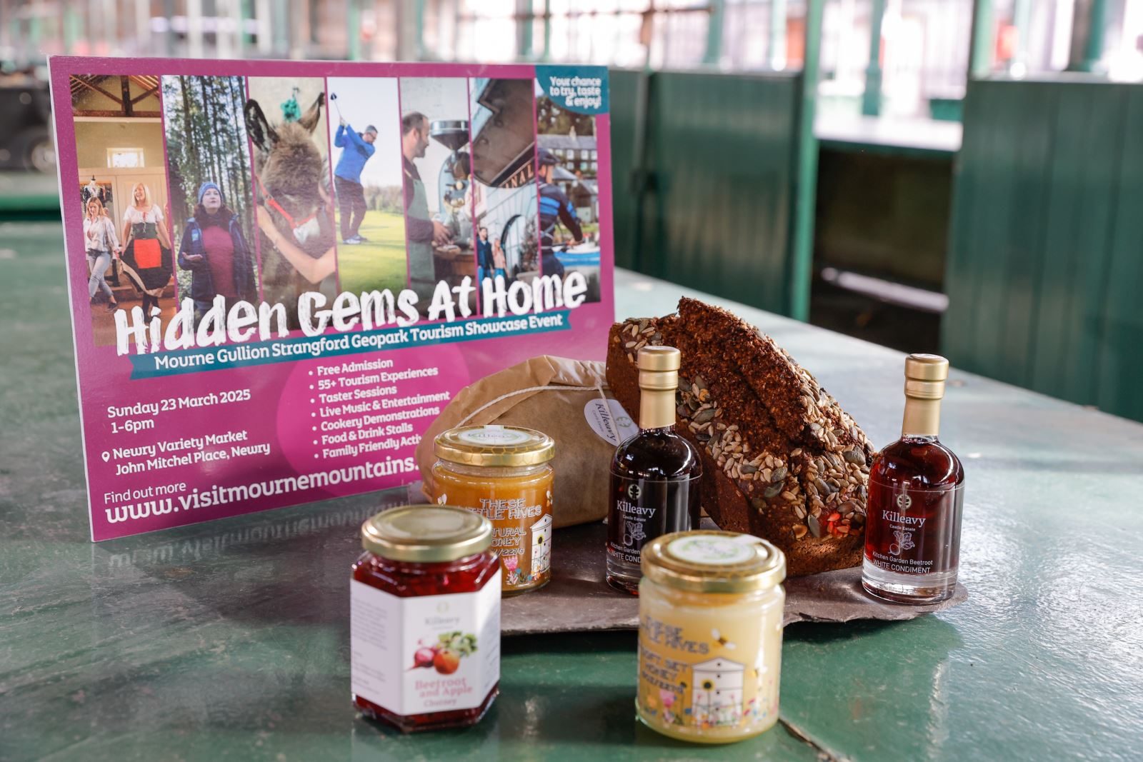 A photograph of some produce available at the 'Hidden Gems At Home' event